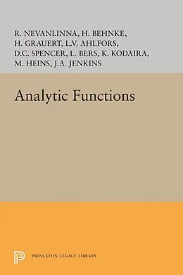 E-Book (pdf) Analytic Functions von Lars Valerian Ahlfors