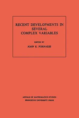 E-Book (pdf) Recent Developments in Several Complex Variables von John Erik Fornaess