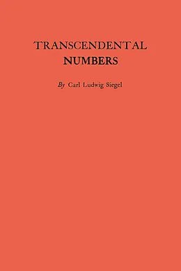 E-Book (pdf) Transcendental Numbers von Carl Ludwig Siegel