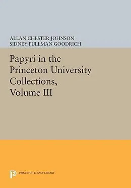 E-Book (pdf) Papyri in the Princeton University Collections, Volume III von 