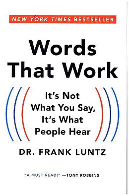 Couverture cartonnée Words That Work de Frank Luntz