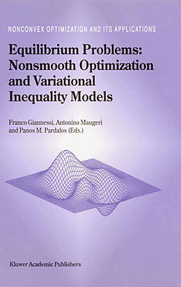 Fester Einband Equilibrium Problems: Nonsmooth Optimization and Variational Inequality Models von 