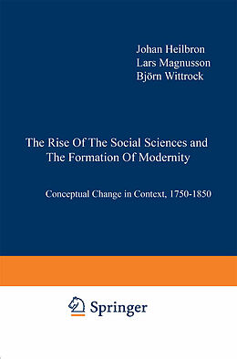 Couverture cartonnée The Rise of the Social Sciences and the Formation of Modernity de 
