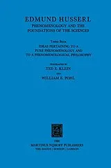 Kartonierter Einband Ideas Pertaining to a Pure Phenomenology and to a Phenomenological Philosophy von Edmund Husserl