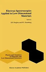 Kartonierter Einband Electron Spectroscopies Applied to Low-Dimensional Structures von
