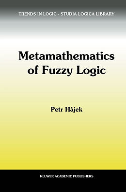 Kartonierter Einband Metamathematics of Fuzzy Logic von Petr Hájek