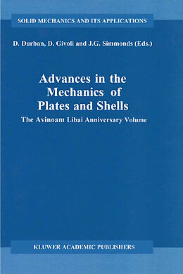 Kartonierter Einband Advances in the Mechanics of Plates and Shells von 