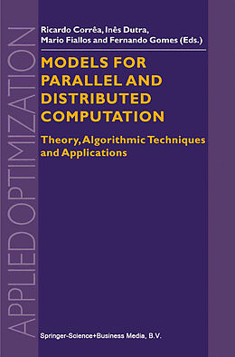 Livre Relié Models for Parallel and Distributed Computation de 