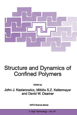 Kartonierter Einband Structure and Dynamics of Confined Polymers von 