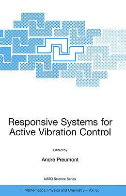 Couverture cartonnée Responsive Systems for Active Vibration Control de 