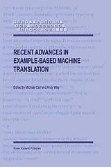 Fester Einband Recent Advances in Example-Based Machine Translation von 