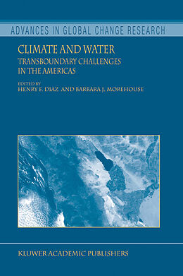 Fester Einband Climate and Water von 