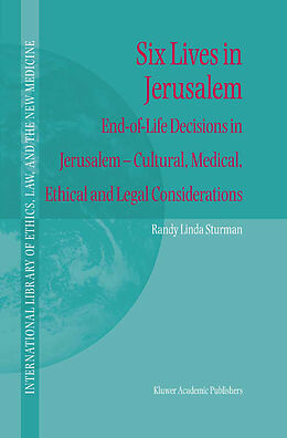 Livre Relié Six Lives in Jerusalem de Randy L. Sturman