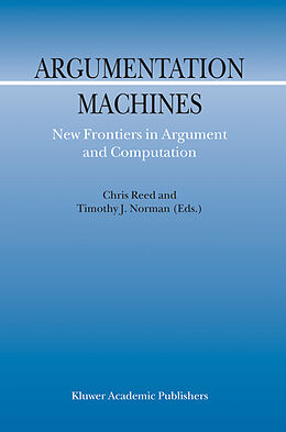 Livre Relié Argumentation Machines de 