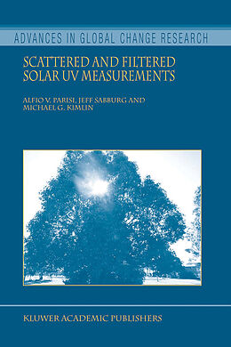 Fester Einband Scattered and Filtered Solar UV Measurements von Alfio V. Parisi, Jeff Sabburg, Michael G. Kimlin