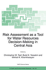 Couverture cartonnée Risk Assessment as a Tool for Water Resources Decision-Making in Central Asia de 