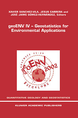 Couverture cartonnée geoENV IV   Geostatistics for Environmental Applications de 
