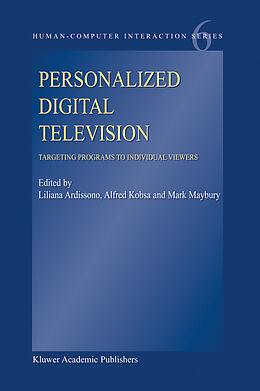 Livre Relié Personalized Digital Television de 