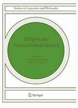 eBook (pdf) Ellipsis and Nonsentential Speech de 