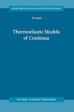 Fester Einband Thermoelastic Models of Continua von D. Iesan