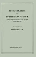 E-Book (pdf) Einleitung in die Ethik von Edmund Husserl, Henning Peucker