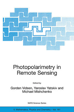 Fester Einband Photopolarimetry in Remote Sensing von 