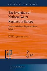 Fester Einband The Evolution of National Water Regimes in Europe von