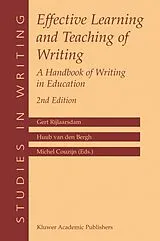 Fester Einband Effective Learning and Teaching of Writing von