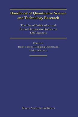eBook (pdf) Handbook of Quantitative Science and Technology Research de 