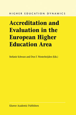 E-Book (pdf) Accreditation and Evaluation in the European Higher Education Area von Stefanie Schwarz, Don F. Westerheijden