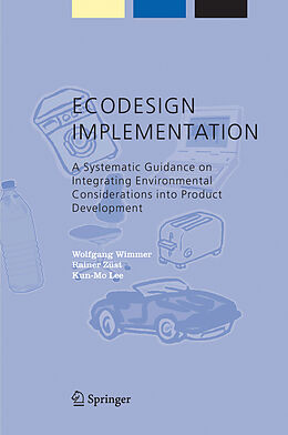 Livre Relié ECODESIGN Implementation de Wolfgang Wimmer, Kun Mo Lee, Rainer Züst