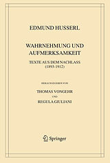 E-Book (pdf) Wahrnehmung und Aufmerksamkeit von Edmund Husserl