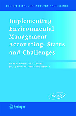 Livre Relié Implementing Environmental Management Accounting: Status and Challenges de 