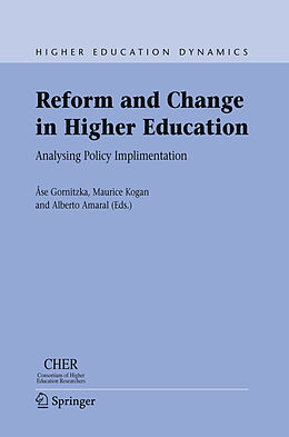 Fester Einband Reform and Change in Higher Education von 