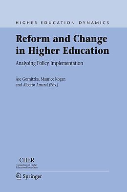 eBook (pdf) Reform and Change in Higher Education de 