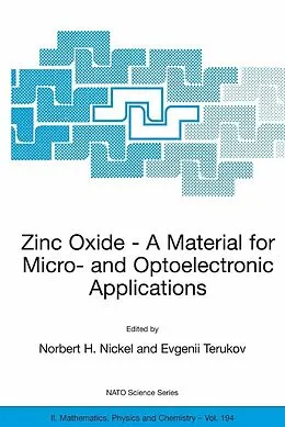 E-Book (pdf) Zinc Oxide - A Material for Micro- and Optoelectronic Applications von Norbert H. Nickel, Evgenii Terukov