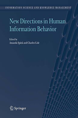 eBook (pdf) New Directions in Human Information Behavior de 