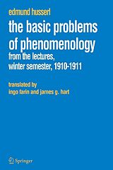 eBook (pdf) The Basic Problems of Phenomenology de Edmund Husserl