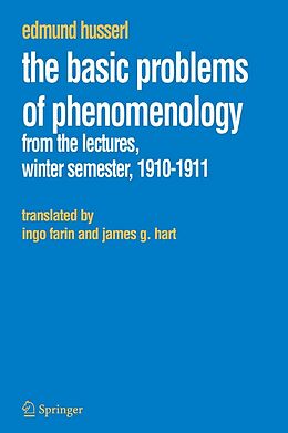 E-Book (pdf) The Basic Problems of Phenomenology von Edmund Husserl