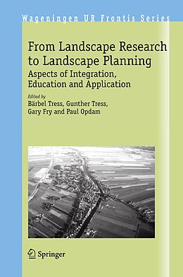 Fester Einband From Landscape Research to Landscape Planning von 