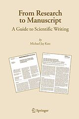 eBook (pdf) From Research to Manuscript de Michael J. Katz