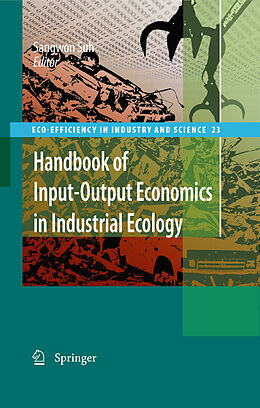 Livre Relié Handbook of Input-Output Economics in Industrial Ecology de 