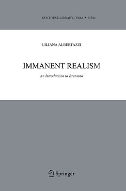 Livre Relié Immanent Realism de Liliana Albertazzi