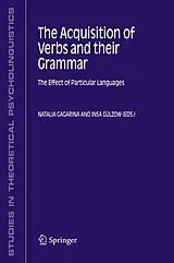 Fester Einband The Acquisition of Verbs and their Grammar: von 