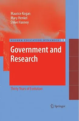E-Book (pdf) Government and Research von Maurice Kogan, Mary Henkel, Steve Hanney