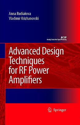 eBook (pdf) Advanced Design Techniques for RF Power Amplifiers de Anna N. Rudiakova, Vladimir Krizhanovski