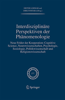 Fester Einband Interdisziplinäre Perspektiven der Phänomenologie von 