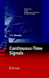 eBook (pdf) Continuous-Time Signals de Yuriy Shmaliy