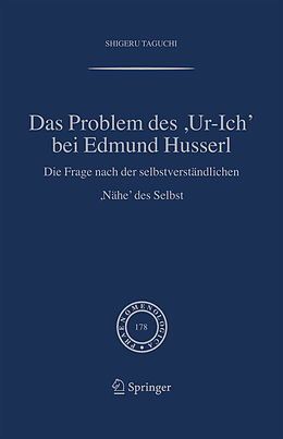 Fester Einband Das Problem des ,Ur-Ich' bei Edmund Husserl von Shigeru Taguchi
