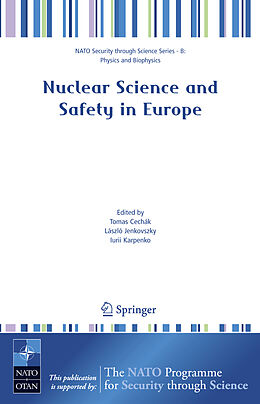 Couverture cartonnée Nuclear Science and Safety in Europe de 